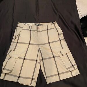 O'Neill Cream and Brown Men’s Cargo Shorts Lightweight Casual Wear